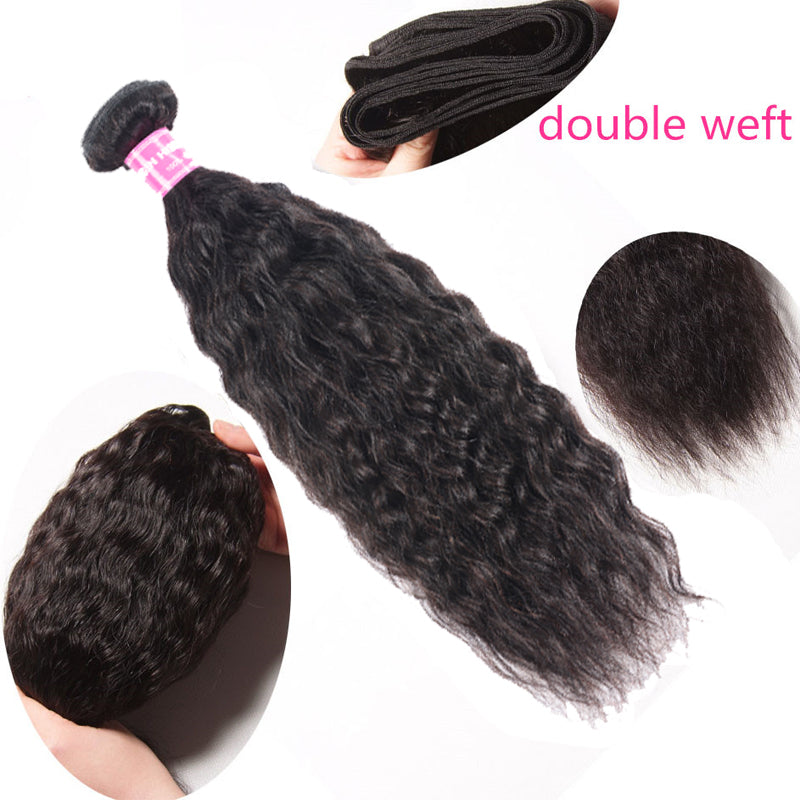 Sunber Hair Super Wave Hair, Double Weft Human Hair Weave