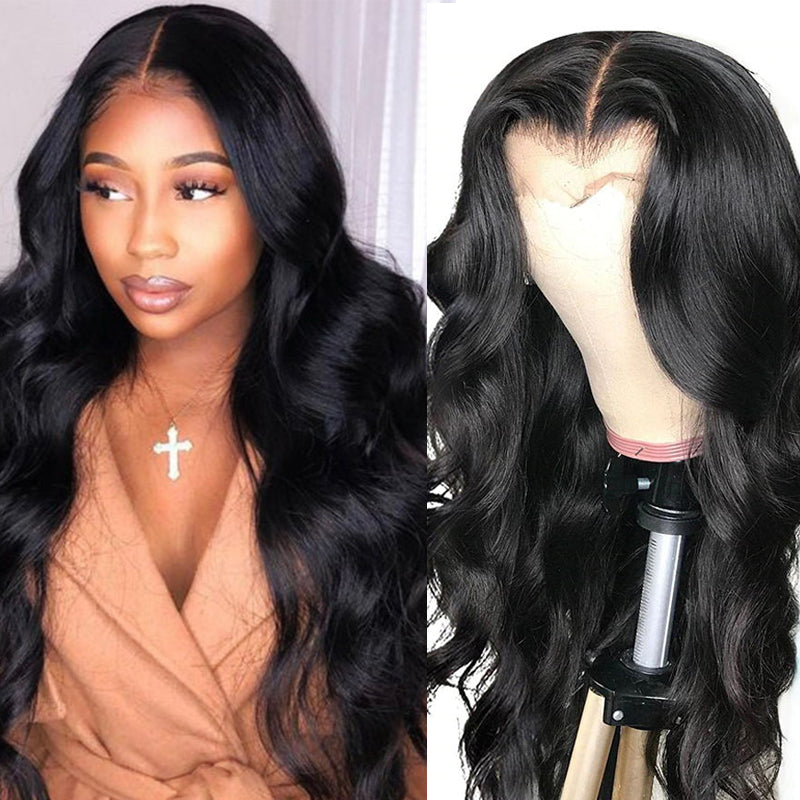 Sunber Body Wave Transparent Lace Frontal Wigs Pre-plucked Flash Sale