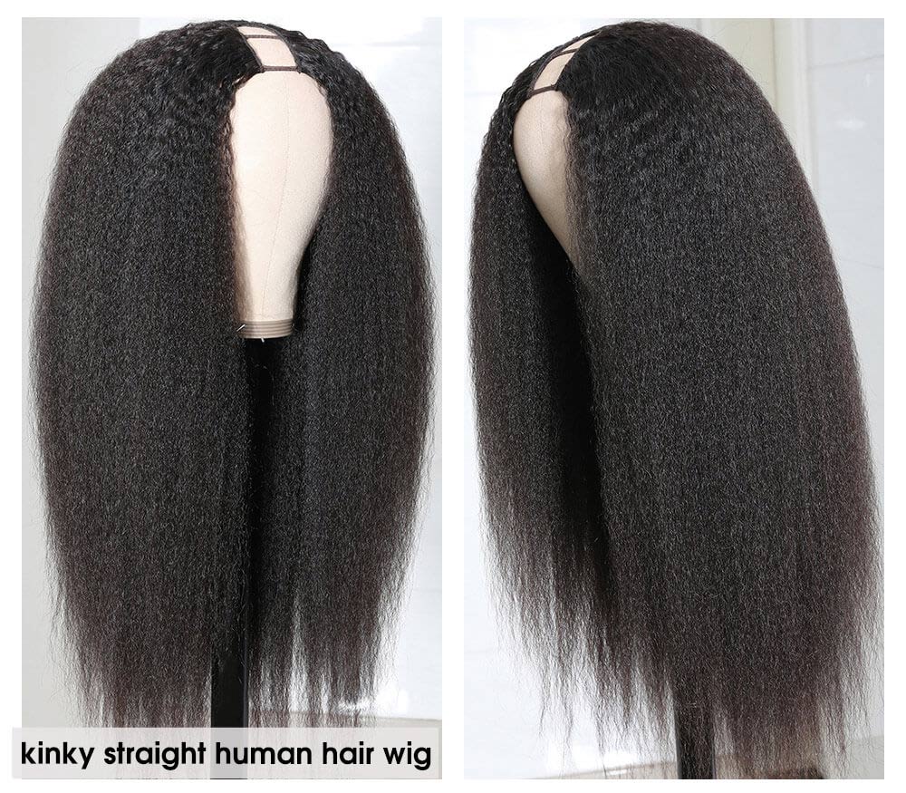 Sunber Full And Thick Kinky Straight U Part Wig Glueless Human Hair Wigs