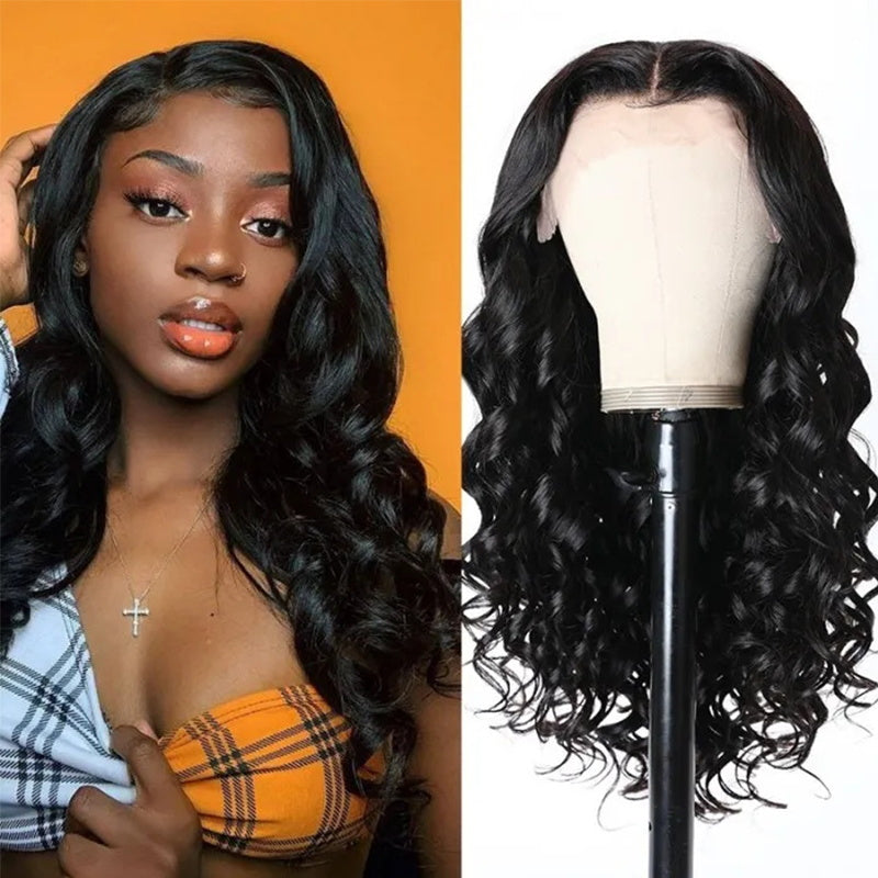 Sunber Thick Loose Deep Wave 13 By 4 Lace Front Wigs Human Hair Wigs Pre Plucked