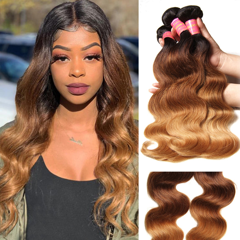 Sunber Hair 1 Bundle Ombre Body Wave Hair 