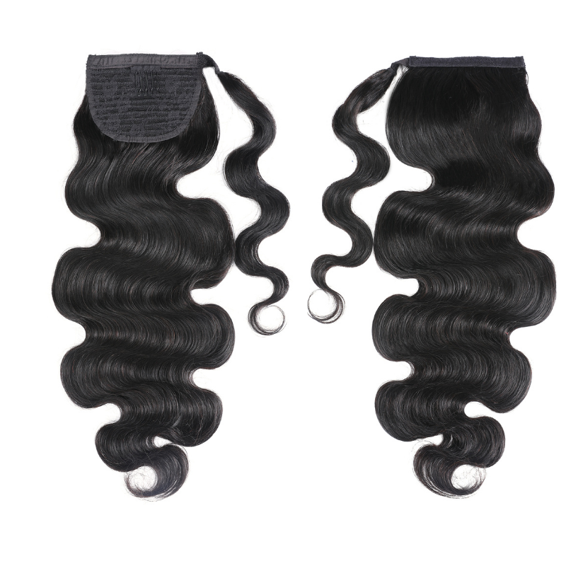 Flash Sale Sunber High Ponytail With Clip In Wrap-around Body Wave Ponytail Extension Human Hair