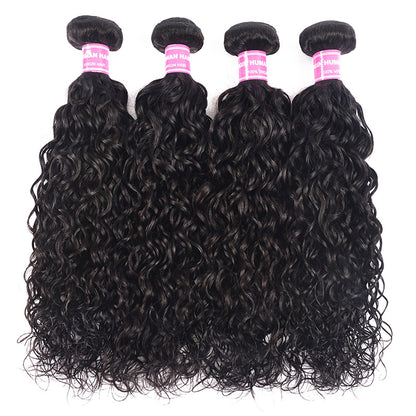 Sunber Hair 4 Bundles New Loose Water Wave Hair 100% Human Virgin Hair Weave