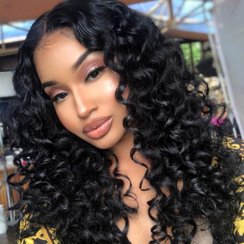 Sunber $100 Off Funmi Curl 13x4 Lace Front Human Hair Wigs With Baby Hair