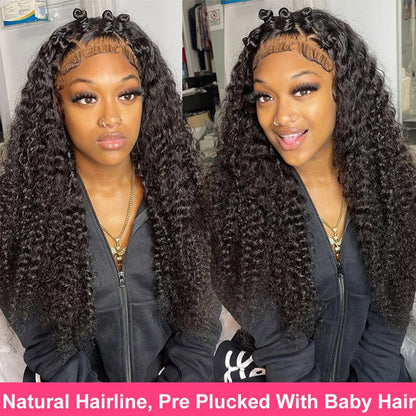 Flash Sale $100 Off Sunber Afro Kinky Curly 5x5 HD Transparent Lace Closure Wig 180% Density Glueless Human Hair Wig