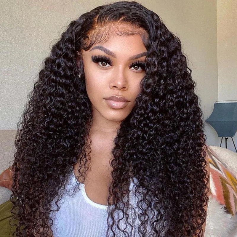 BOGO Sunber Full And Soft Jerry Curly 7x5 Bye Bye Knots/13x4 Pre Everything Frontal Wigs