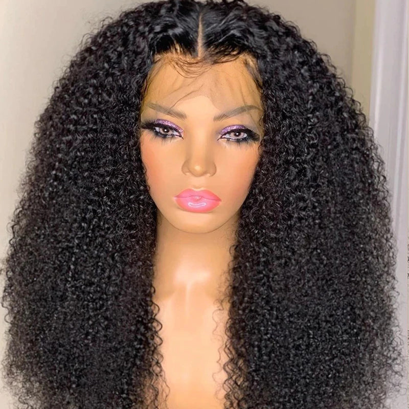 BOGO Sunber Kinky Curly Wigs Skin Melt Lace Front Wigs Natural Hairline Human Hair Flash Sale