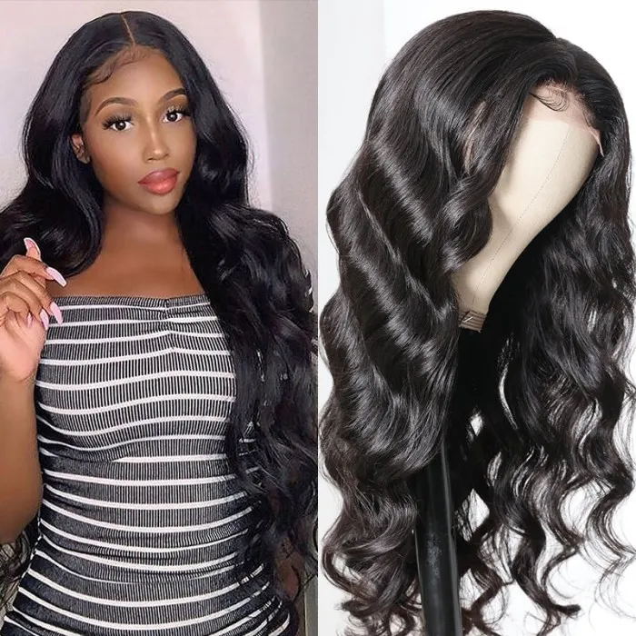 Sunber Body Wave Lace Front Wigs Pre-plucked Natural Hairline Human Ha