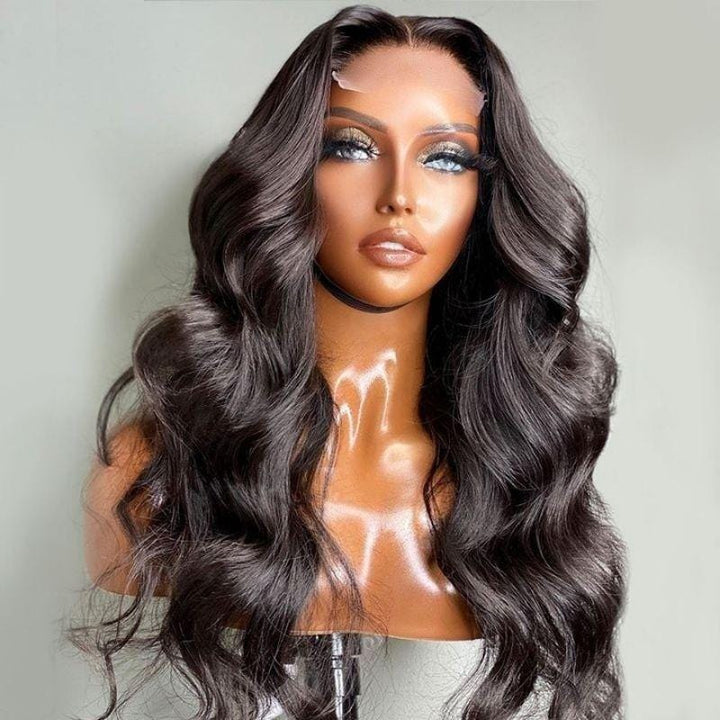 Flash Sale Sunber 5*5 HD Lace Glueless Wigs Invisible Lace Human Hair Wigs Pre Plucked Baby Hair