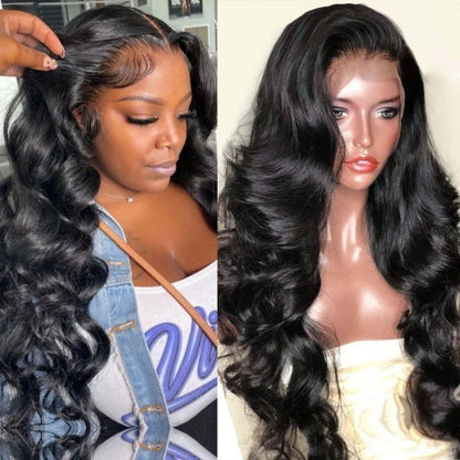 Sunber Affordable 6x4.75 Pre Cut Lace Wigs Body Wave Human Hair Wigs Lace Closure Pre-plucked Hairline Flash Sale