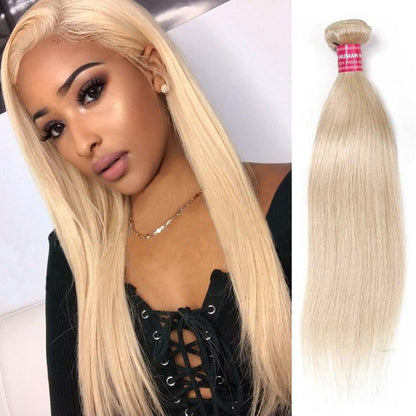 Sunber Hair 613 Blonde Virgin Human Hair Extension Bundles 10-24 Inch 1PCS Straight Hair