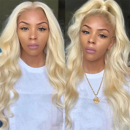 Sunber Hair Pre Plucked Body Wave 613 Blonde 100% Human Hair Wig