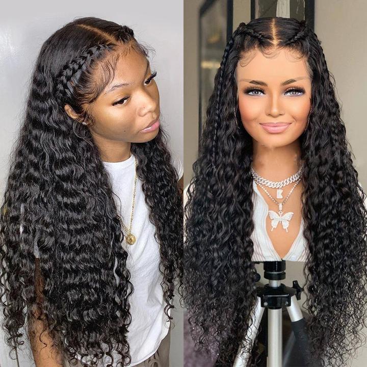 70% Off Flash Sale 16&quot; Only $108 Get High-Quality Wet and Wavy Lace Front Wigs Water Wave Human Hair Wigs