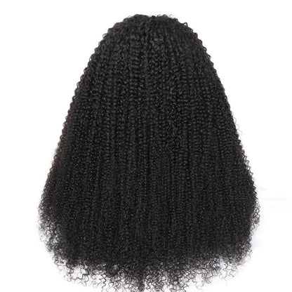 Sunber Kinky Curly No Lace No Glue V Part Wig Affordable Wigs For Women