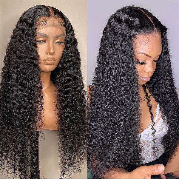 Sunber 4C Kinky Edge Kinky Curly Lace Wigs Pre-Cut Lace Pre-Plucked Hairline Human Hair Wig Flash Sale