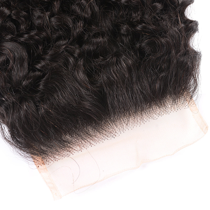 Sunber Hair Curly 5X5 Transparent Lace Closure Hair Extension 10-18 inch 100% Human Hair Closure