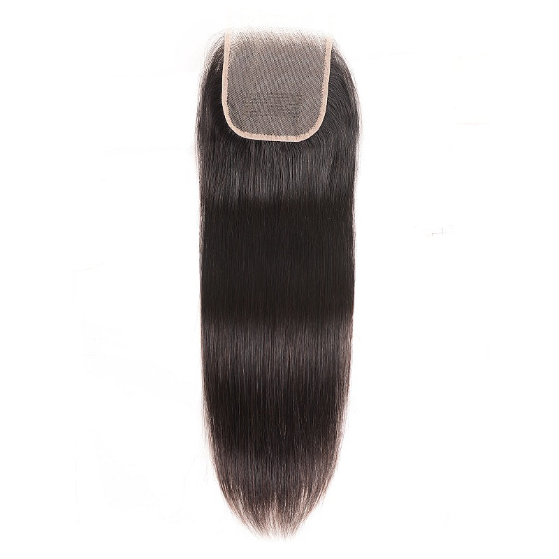 Sunber Straight 1pcs 4x4 Transparent Free Part Lace Closure With Human Hair