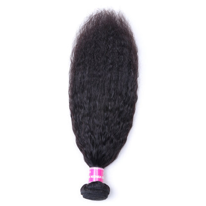 Sunber Hair 1 Bundle Kinky Straight Human Hair Weaves  On Sale  100% Human  Hair