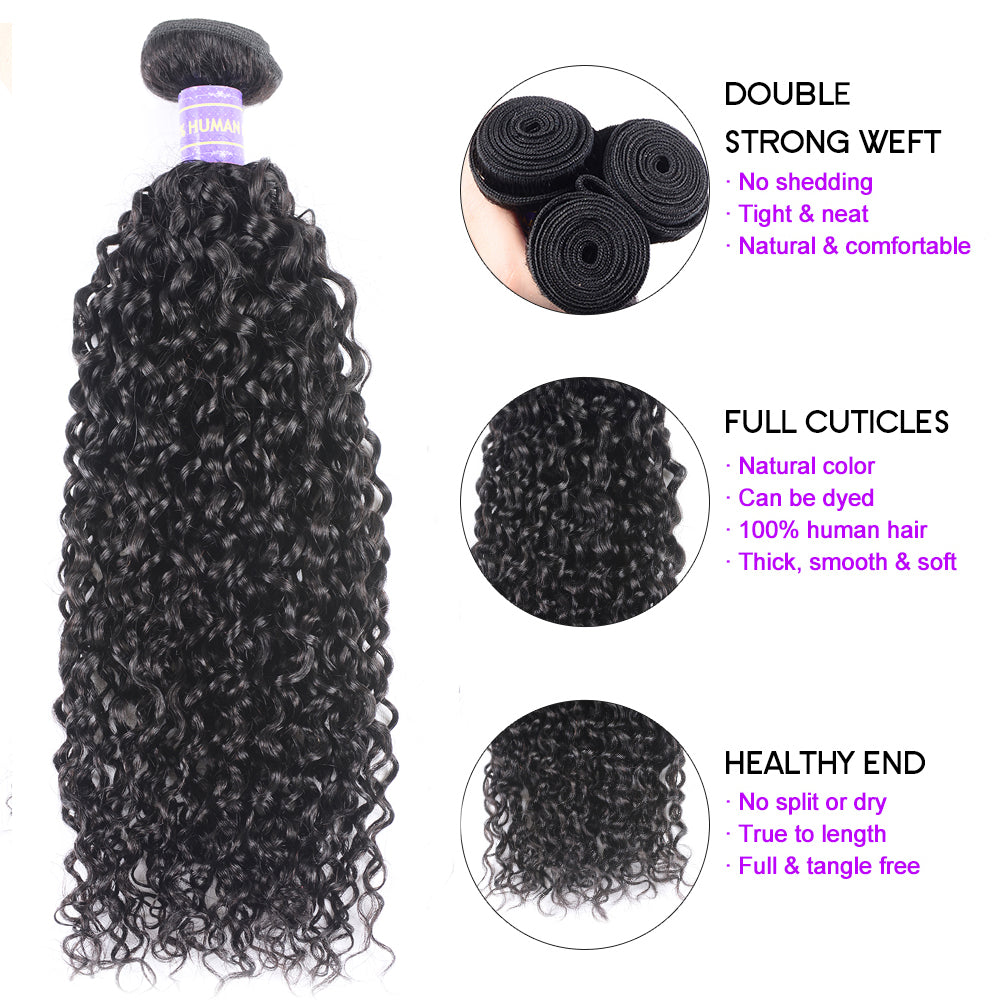 Sunber Hair 1 Bundle Remy Hair Curly Hair 1 Bundle Remy Human Hair Weave