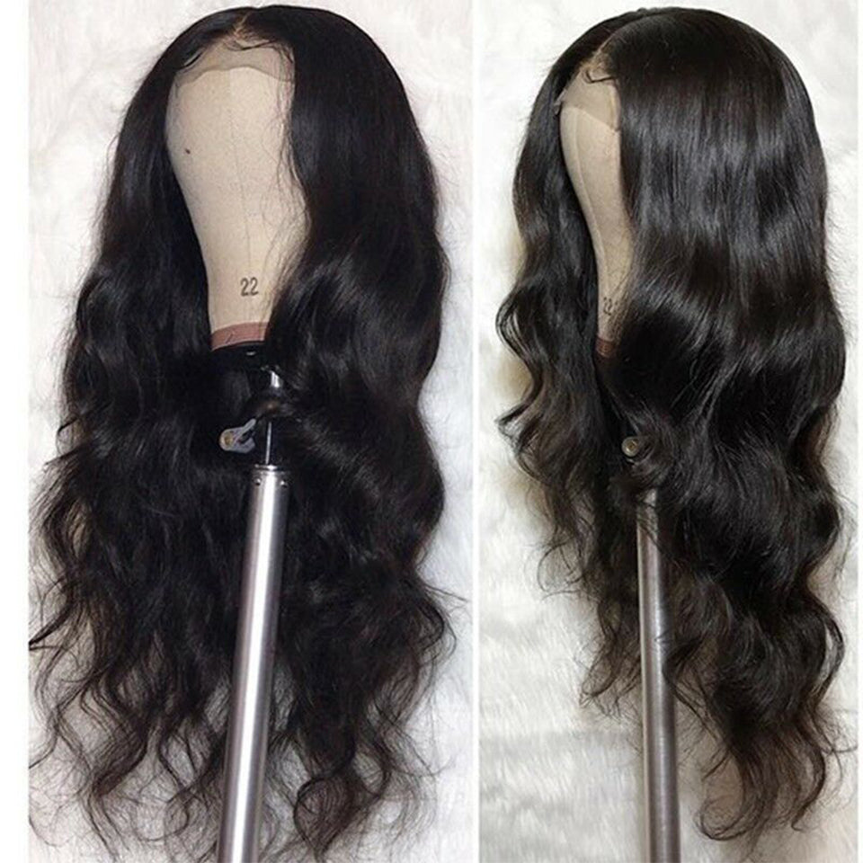 Sunber 9A Grade High Quality 13 By 4 Pre-Plucked Transparent Lace Front Wigs Body Wave Human Hair Wigs Fast Shipping