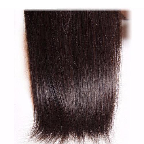 Brazilian Straight Hair 4 Bundles with 13*4 Lace Frontal, 7A Grade Virgin Hair - Sunberhair