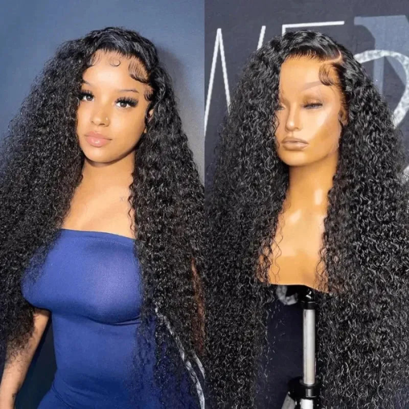 Sunber Kinky Curly 13 By 4 Lace Front Wig Bye Bye Knots Realistic Hairline Flash Sale