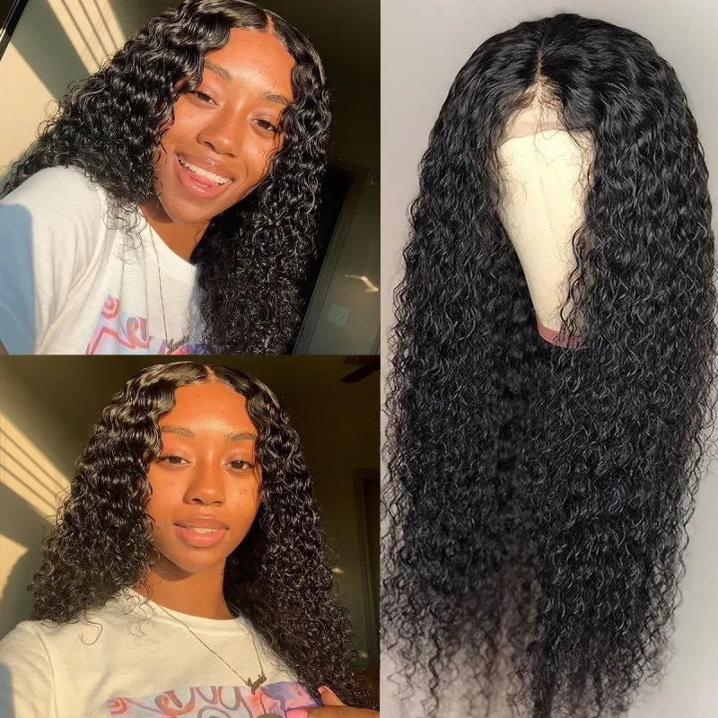 Sunber 13*4 Lace Front Curly Skin Melt Lace  Human Hair Wigs Ear to Ear Lace Frontal Jerry Curly Wig Flash Sale