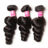 Peruvian Hair Loose Wave Hair Weaves 4 Bundles with Lace Closure, 100% Human Hair - Sunberhair