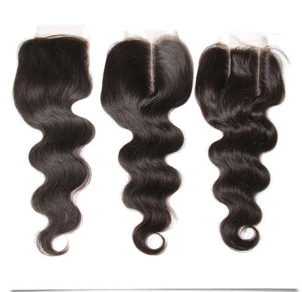 Virgin Malaysian Hair Body Wave 4 Bundles With 4*4 Lace Closure, Tangle Free, No Shedding - Sunberhair