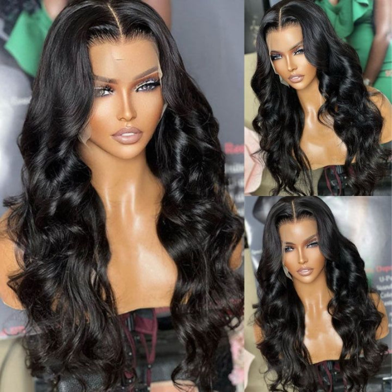 Extra 60% OFF | Sunber Deep Parting 7×5 Bye Bye Knots Pre-Cut Lace  Body Wave Wig Human Hair