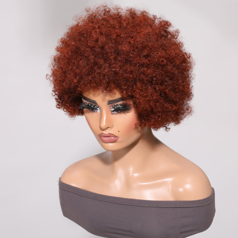 sunber human hair wig with bangs