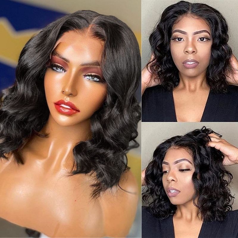 Flash Sale For Bob Wigs Body Wave T Part Lace Front Wigs