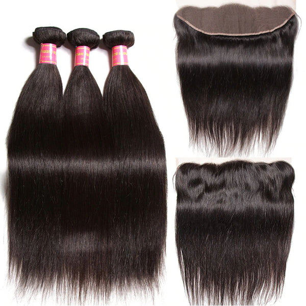 Best Buy 3 Bundles With 13x4 Lace Frontal – Sunber