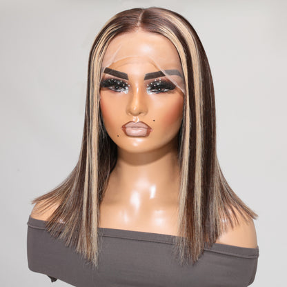 sunber 12inch short bob lace wigs