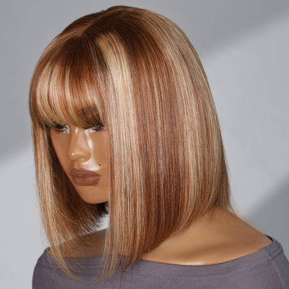 sunber honey blonde bob lace wig