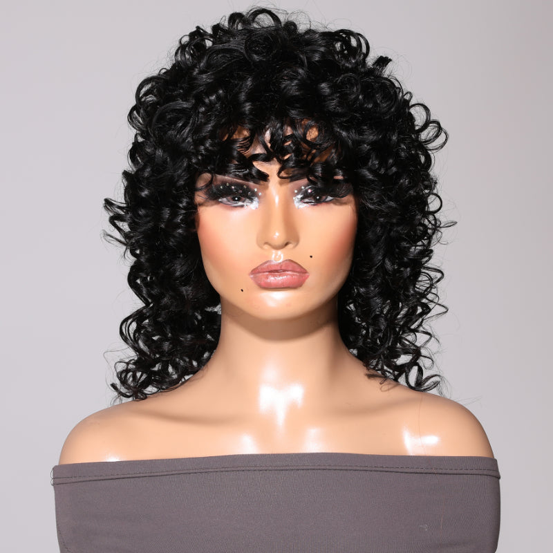 Sunber Natural Black Human Hair Wig