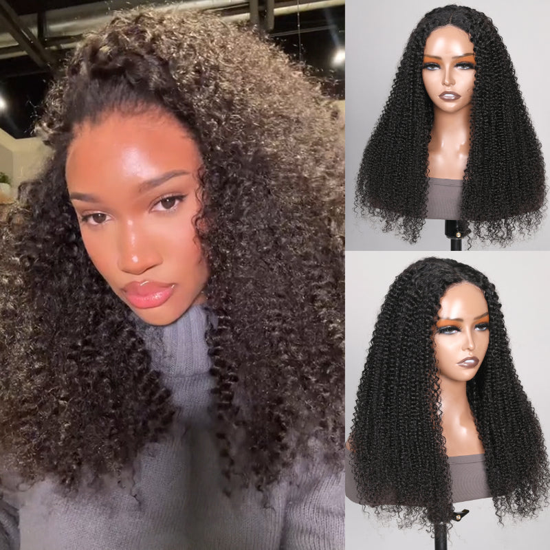 BOGO Sunber Easy To Wear Kinky Curly 7x5 Pre-Cut Lace Wigs 13x4 Pre Everything Frontal Wig Beginner Friendly