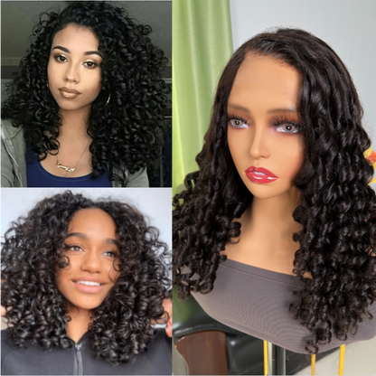 Sunber $100 Off Funmi Curl 13x4 Lace Front Human Hair Wigs With Baby Hair