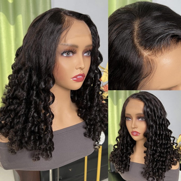 Sunber $100 Off Funmi Curl 13x4 Lace Front Human Hair Wigs With Baby Hair