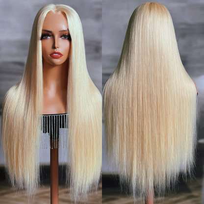 Sunber 613 Blonde Color 5x5 HD Lace Glueless Wigs Invisible Lace Closure Human Hair Wigs Pre Plucked With Baby Hair