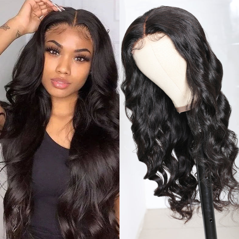 Sunber 7x5 Bye Bye Knots Pre-Cut Lace Put On And Go Wigs 13×4 Pre-Everything Body Wave Wig Pre-Plucked